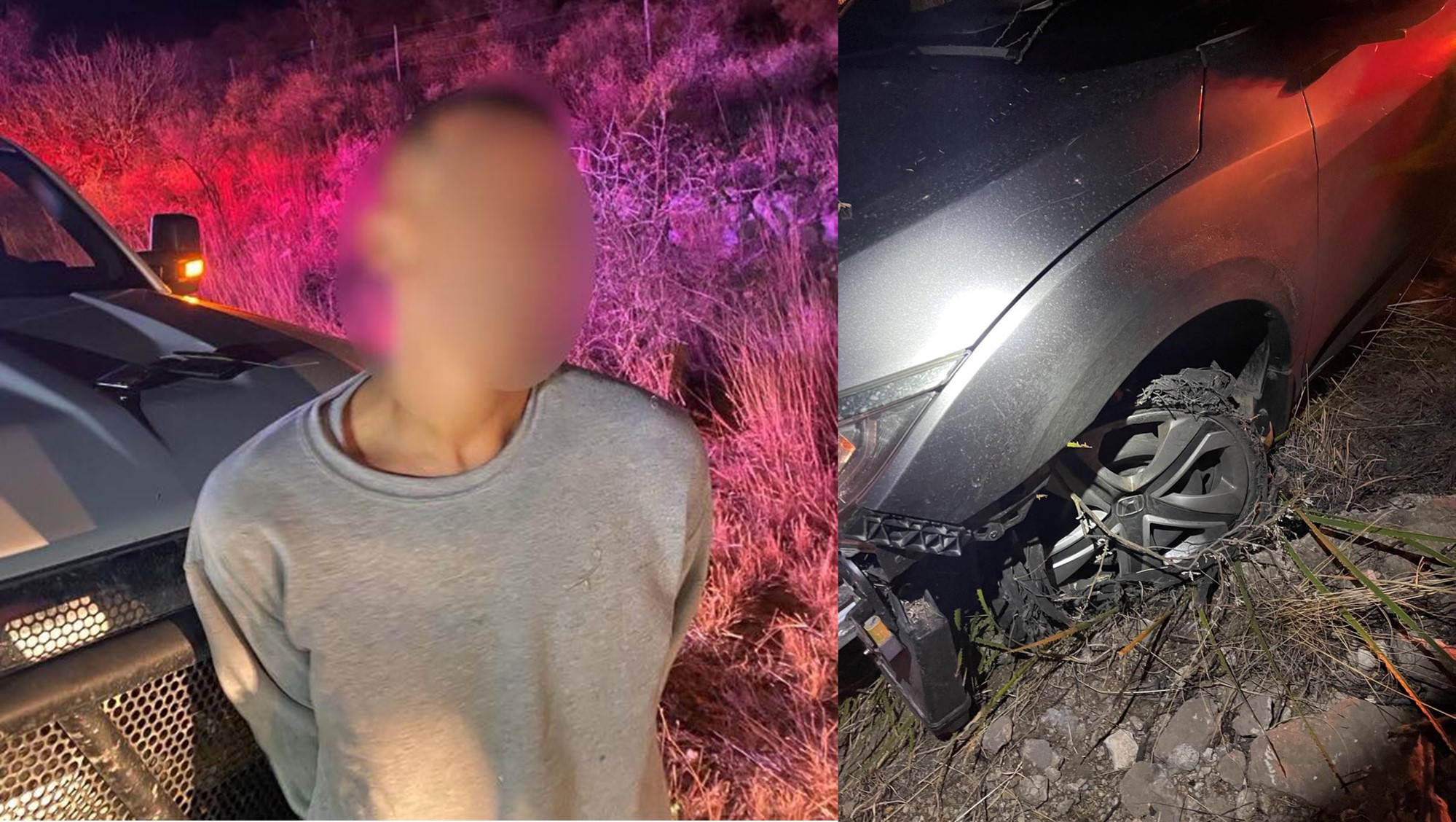 TRAS PERSECUCION ASEGURAN A CONDUCTOR Y VARIOS INDOCUMENTADOS EN